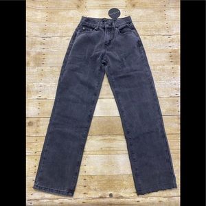 White Fox Boutique Gray Straight Leg Jeans